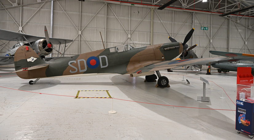 Cosford Battle of Britain 80th display at Cosford Supermarine Spitfire Mk1 K9942 on the Airfix and Corgi Aerodrome blog