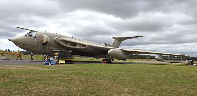 Handley Page Victor K2 XL231 Lusty Lindy at the Yorkshire Air Museum on Airfix and Corgi Aerodrome