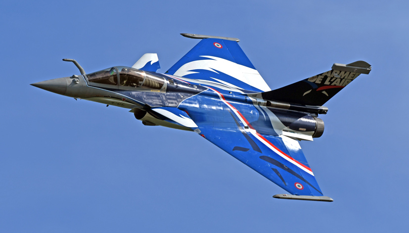 Duxford Air Festival Dassault Rafale solo display on Airfix and Corgi Aerodrome