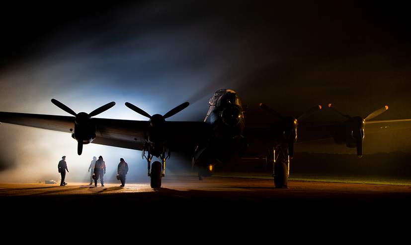 East Kirkby Avro Lancaster and De Havilland Mosquito drone footage feature on the Airfix and Corgi Aerodrome blog