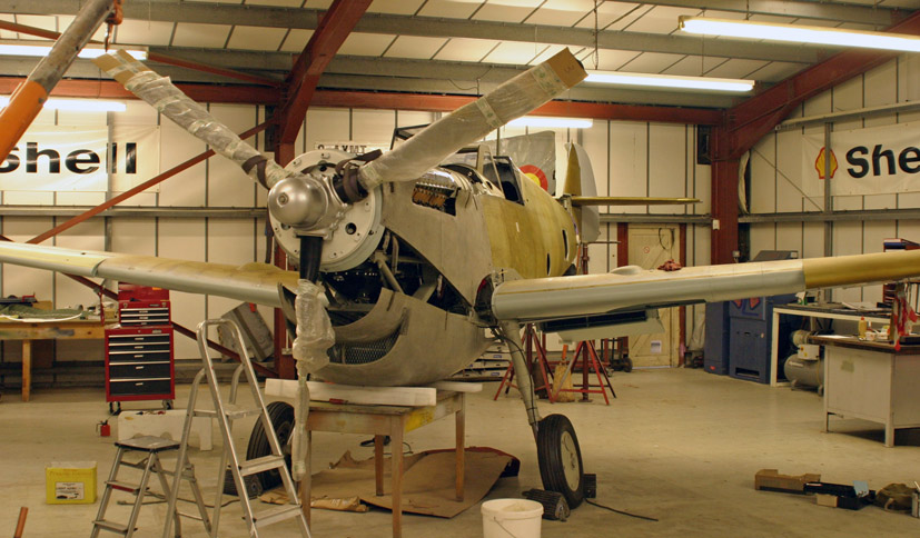 Although this magnificent Buchon appeared to be in one piece, there was clearly much work still to do