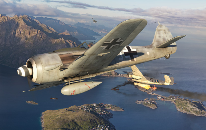 Airfix Focke Wulf Fw190 JG5 Eismeer Butcher Bird A01020A on the Airfix Workbench blog