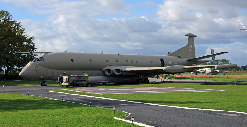 BAe Nimrod MR2 XV250 Maid of Moray delivered to the Yorkshire Air Museum on the Airfix and Corgi Aerodrome blog