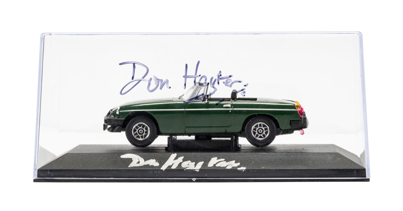 Win a rare signed Corgi model of Don Hayters MGB Roadster V8 on Corgi Diecast Diaries Blog