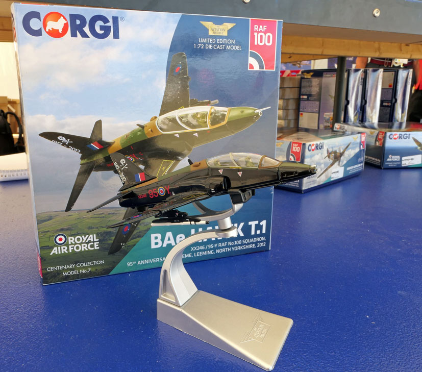 AA36013 British Aerospace Hawk T1 RAF Centenary Collection on Corgi Diecast Diaries Blog