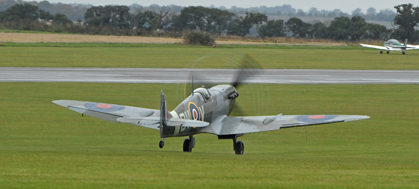 Duxford's Battle of Britain Spitfire tribute to RAF 100 on Airfix and Corgi Aerodrome