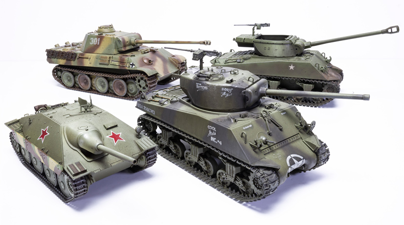 Airfix scale model tank collection on the Airfix Workbench blog
