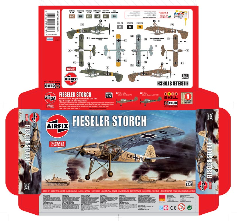 Airfix Vintage Classics Fieseler Storch A01047V on the Airfix Workbench blog