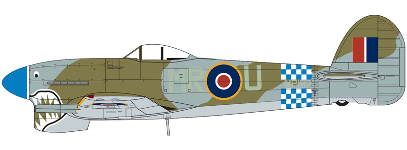 Airfix Hawker Typhoon hedgerow hugging hunter A02041A Sharky on the Airfix Workbench blog