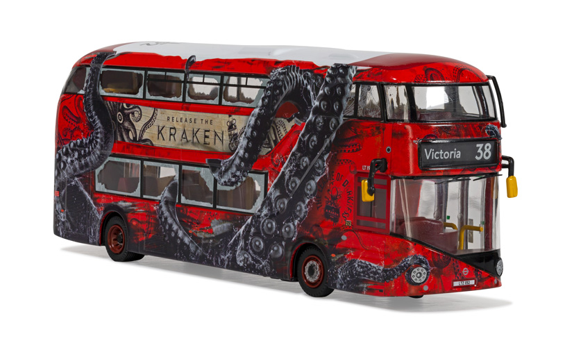 Corgi Original Omnibus New London Routemaster 'Release the Kraken bus on Corgi die-cast diaries blog