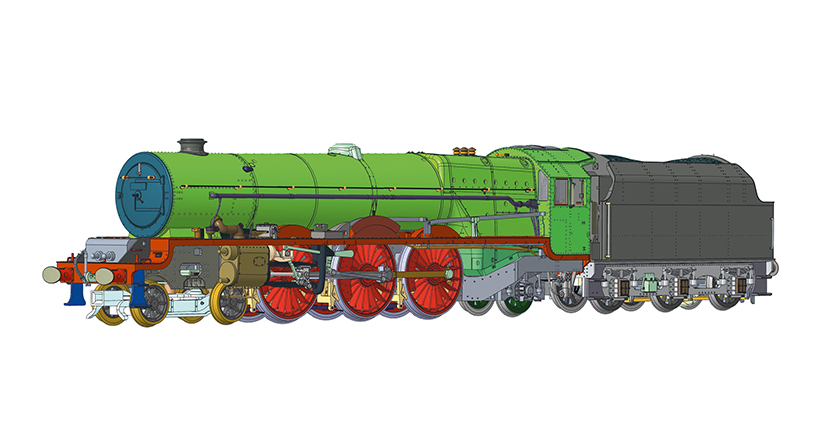 Engine Shed Princess Royal CAD