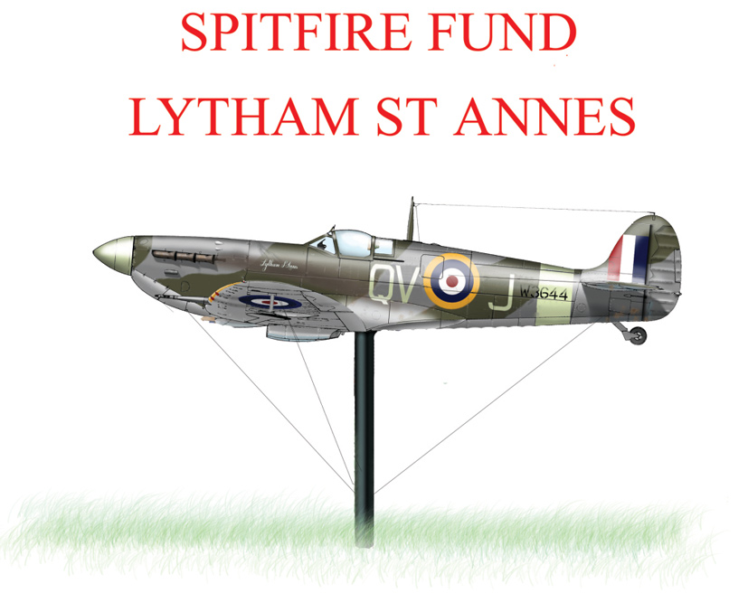 The Lytham St Annes Memorial Spitfire Vb W3644 on Airfix and Corgi Aerodrome