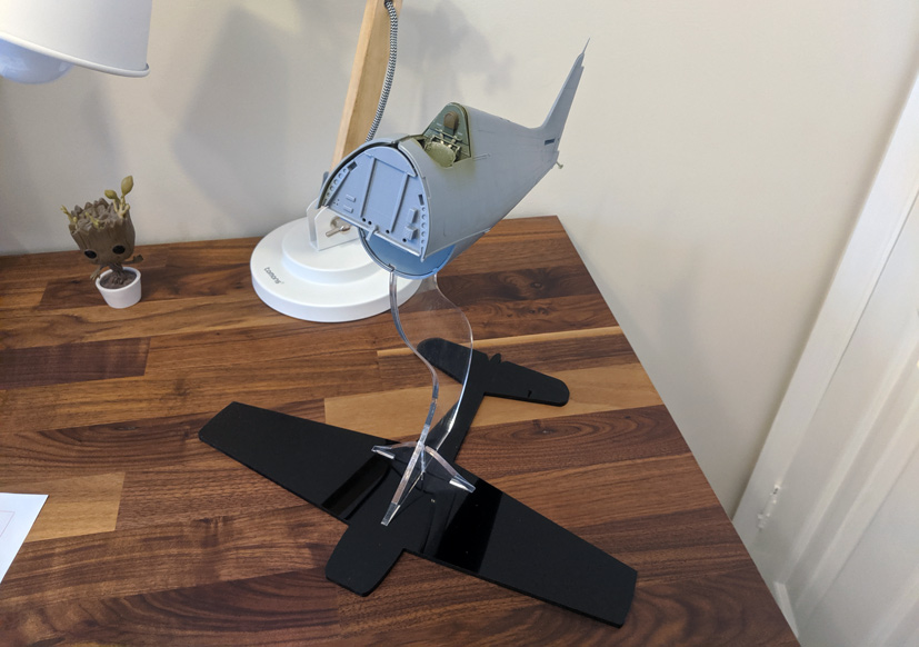 Airfix special Grumman F6F-5 Hellcat kit build modifications A19004 on the Airfix Workbench blog