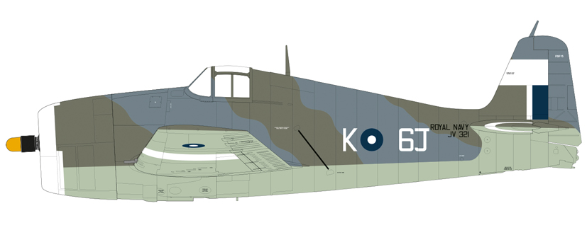 New Grumman F6F-5 Hellcat Fleet Air Arm WWII scheme details on the Airfix Workbench blog