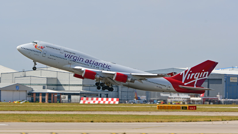 Manchester Airport marks the retirement of Virgin Atlantic's Boeing 747-400 fleet on the Airfix and Corgi Aerodrome blog