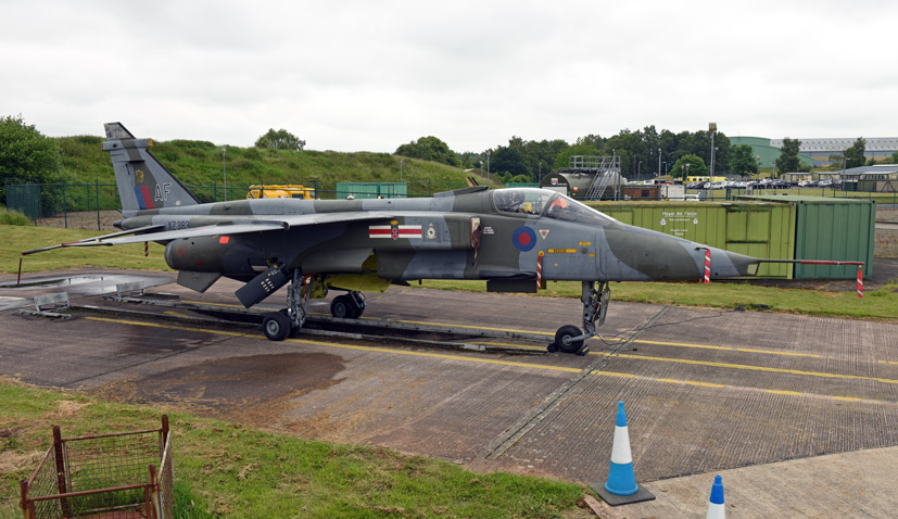 Cosford's home for former RAF 'Big Cats' SEPECAT Jaguars on the Airfix and Corgi Aerodrome blog