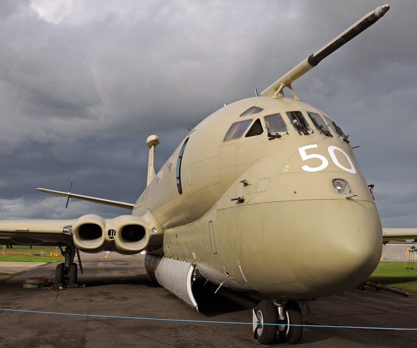 BAe Nimrod MR2 XV250 Maid of Moray delivered to the Yorkshire Air Museum on the Airfix and Corgi Aerodrome blog