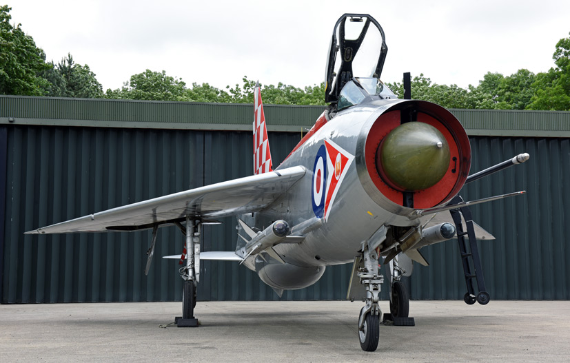 Exclusive Lightning Preservation group four Lightning gathering on Airfix and Corgi Aerodrome