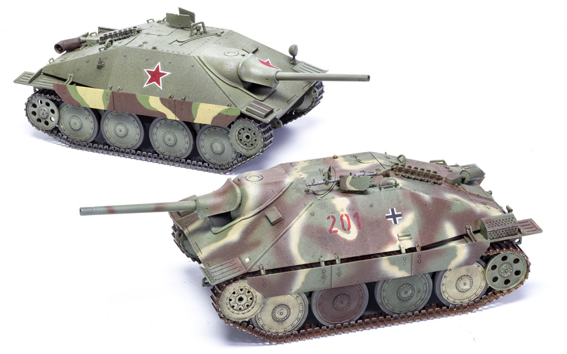 Airfix Jagdpanzer 38t Hetzer tank hunter model kit A1353 on the Airfix Workbench blog