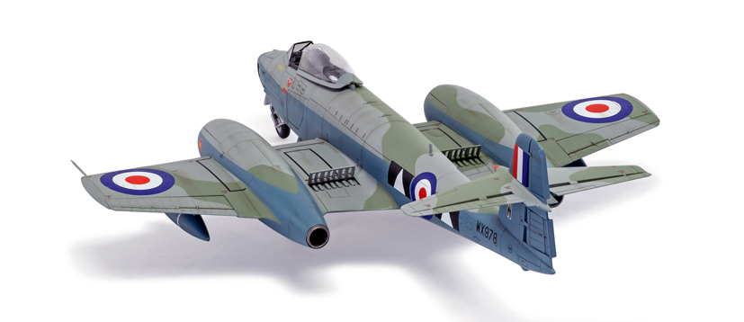 Gloster Meteor FR.9 reconnaissance fighter A09188 RAF No.2 Squadron on the Airfix Workbench blog