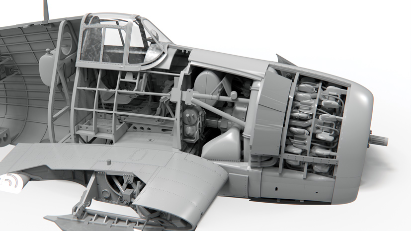 Airfix Scale Modelworld 2018 new large scale Grumman F6F-5 Hellcat announcement on the Airfix Workbench blog