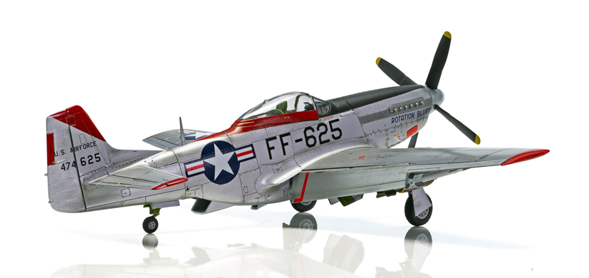 Korean War North American F-51D Mustang A05136 on the Airfix Workbench blog
