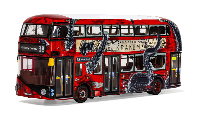 Corgi Original Omnibus New London Routemaster 'Release the Kraken bus on Corgi die-cast diaries blog