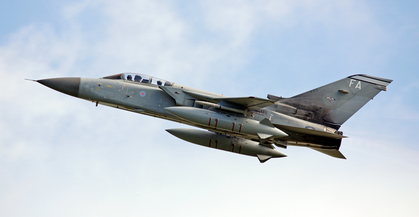 Beautiful RAF Tornado F3 fighter at RAF Valley on the Airfix and Corgi Aerodrome blog