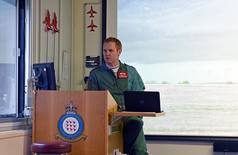 New leader of the Red Arrows Squadron Leader Martin Pert on Airfix and Corgi Aerodrome