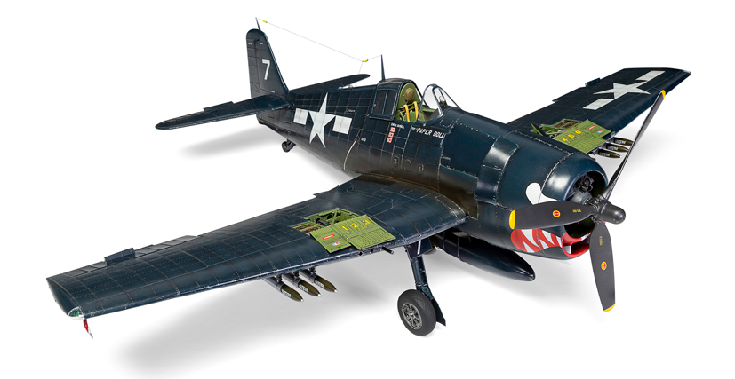 Airfix Grumman F6F-5 Hellcat first flight anniversary competition A19004 on the Airfix Workbench blog