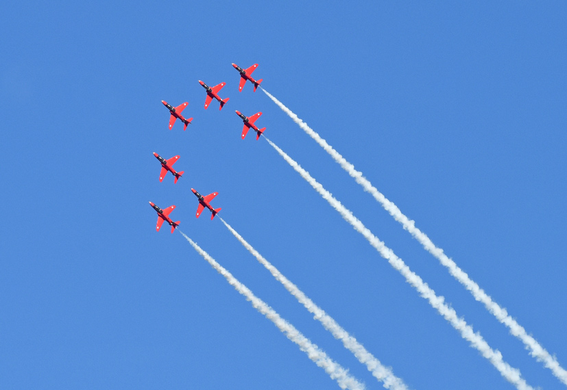 An exclusive day behind the scenes at Scampton with the Red Arrows on Airfix and Corgi Aerodrome