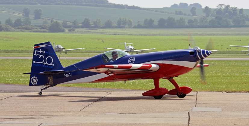 Duxford Air Festival 2018 review French Air Force Patrouille de France on Airfix and Corgi Aerodrome