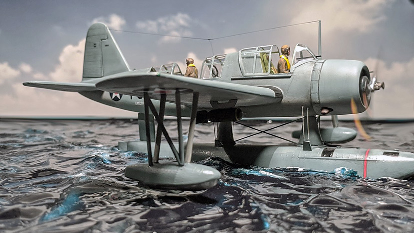 Airfix Vintage Classics Vought OS2U-1 Kingfisher US Navy on the Airfix Workbench blog