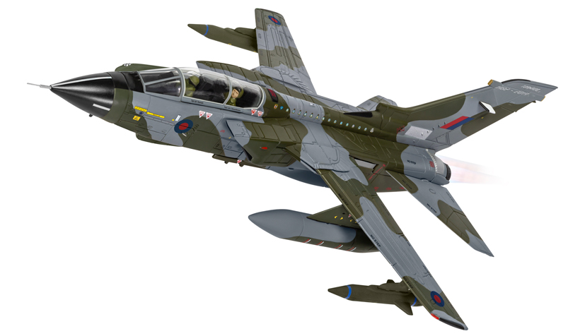 Exclusive Corgi RAF retirement Tornado GR4 retro camouflage AA33619 on Corgi die-cast diaries blog