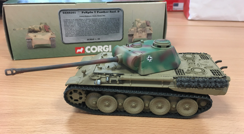 New Corgi Military Legends German Defence of the Reich Panther Tank CC60215 on Corgi die-cast diaries blog