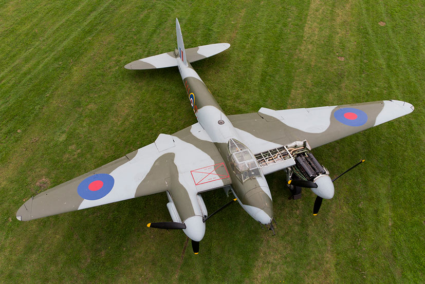 East Kirkby Avro Lancaster and De Havilland Mosquito drone footage feature on the Airfix and Corgi Aerodrome blog