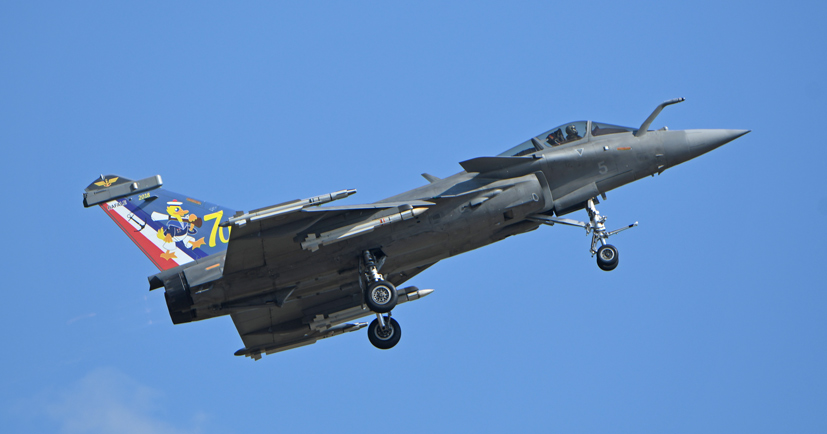 French Navy Aeronavale Dassault Rafale M role demonstration display RIAT 2018 tribute to RAF 100 on Airfix and Corgi Aerodrome