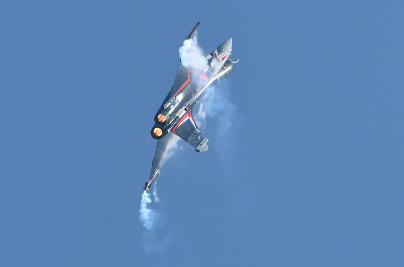 Duxford Air Festival 2018 review French Air Force Rafale C on Airfix and Corgi Aerodrome