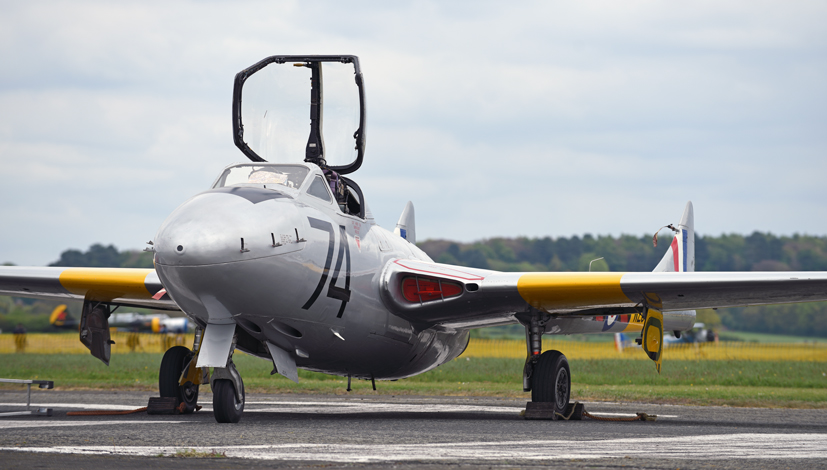 de Havilland Vampire T.11 WZ507 at Halfpenny Green on Airfix Workbench blog