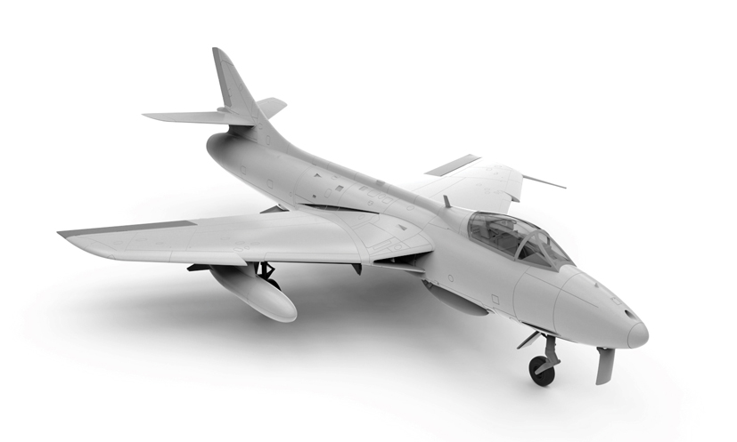 Exclusive new 1/48th scale Hawker Hunter F.6 A09185 on Airfix Workbench blog