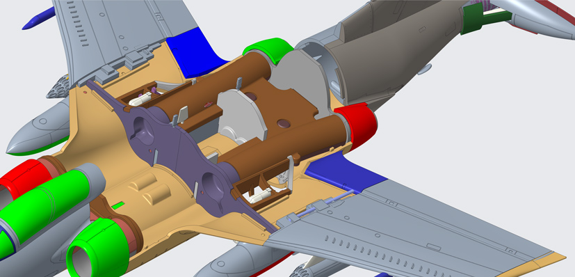 Exclusive development images from the new Airfix Blackburn Buccaneer S Mk.2 A06021on the Airfix Workbench blog