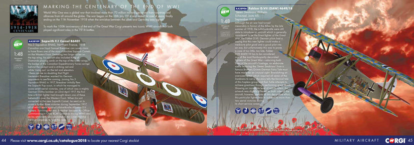 Aviation Archive Great War Centenary on Corgi Diecast Diaries Blog