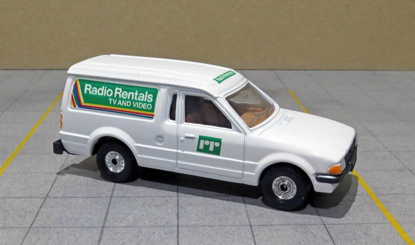 Corgi Ford Escort Van Radio Rentals Feargal Sharkey the Undertones