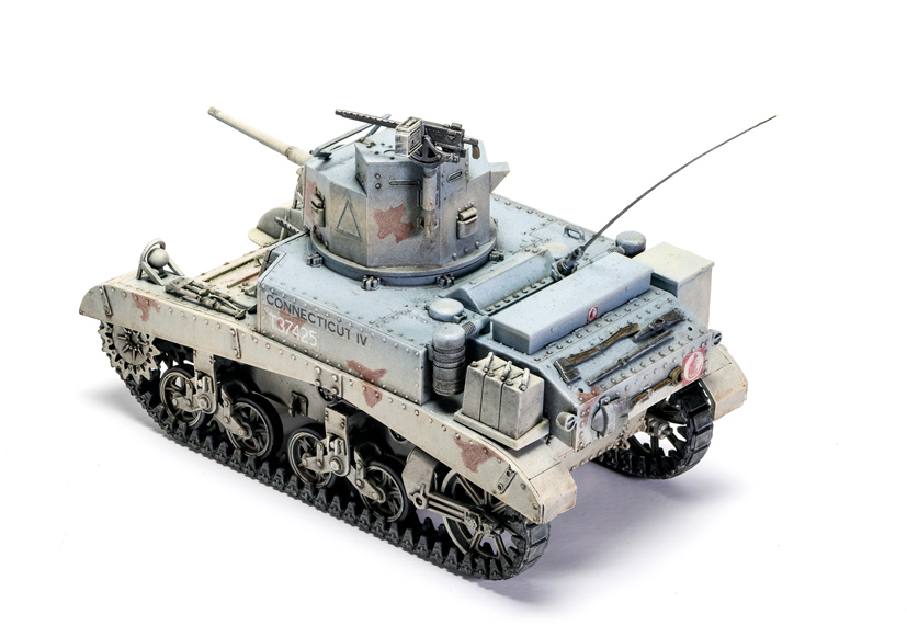 British Army M3 Stuart Light Tank Connecticut IV on the Airfix Workbench blog
