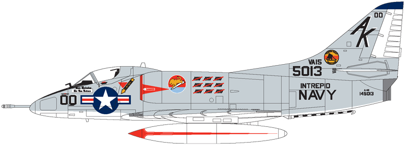 Early US Navy jet power A4 Skyhawk A03029A on the Airfix Workbench blog