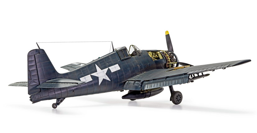 Exclusive new Airfix 1/24th scale Grumman F6F-5 Hellcat A19004 on the Airfix Workbench blog