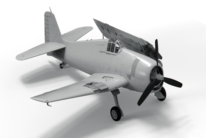 Airfix Scale Modelworld 2018 new large scale Grumman F6F-5 Hellcat announcement on the Airfix Workbench blog