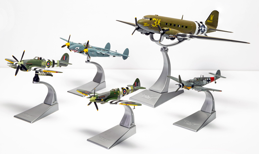 Corgi Aviation Archive D-Day 75th Anniversary Collection model display on Corgi die-cast diaries blog
