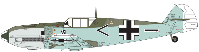 New Airfix Messerschmitt Bf109E A05120B Franz von Werra on the Airfix Workbench blog