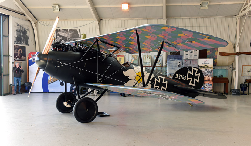 New Albatros fighter Otto Kissenberth at Old Warden on Airfix and Corgi Aerodrome